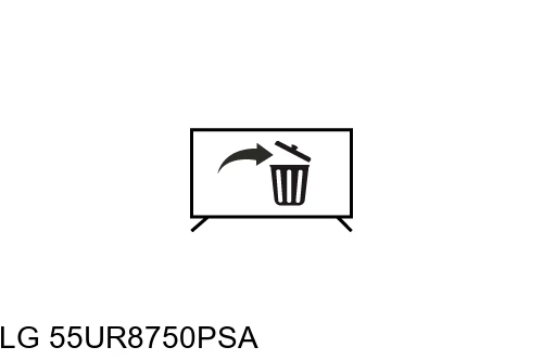 Désinstaller des applications sur LG 55UR8750PSA