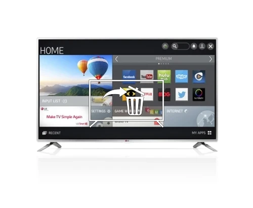 Uninstall apps on LG 60LB610V