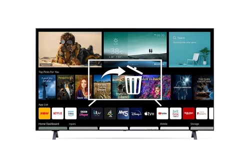 Uninstall apps on LG 60UP80006LR