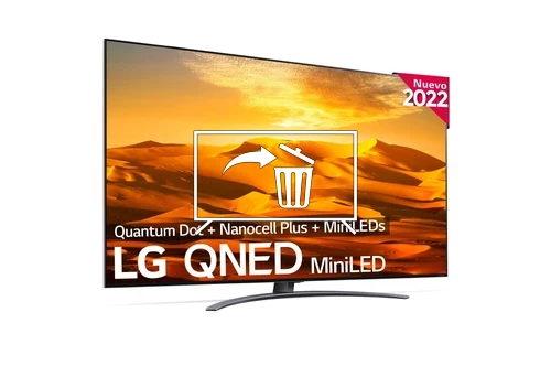 Desinstalar aplicaciones en LG 65QNED916QA