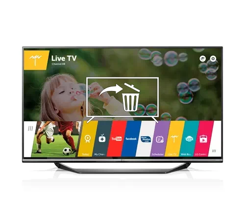 Uninstall apps on LG 65UF770V