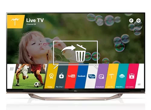 Uninstall apps on LG 65UF856V