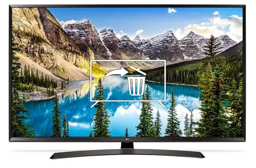 Uninstall apps on LG 65UJ634V