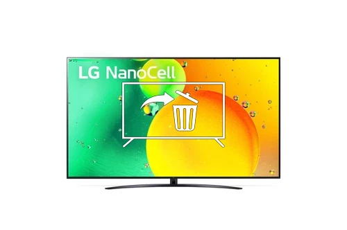 Desinstalar aplicaciones en LG 70NANO76