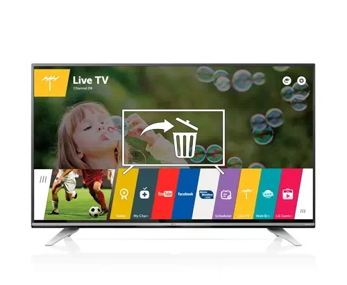 Uninstall apps on LG 70UF772V