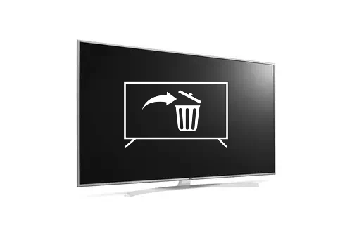 Uninstall apps on LG 75" Super UHD TV