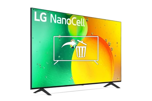 Desinstalar aplicaciones en LG 75NANO756QA