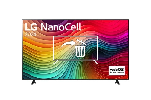 Desinstalar aplicaciones a LG 75NANO81T3A