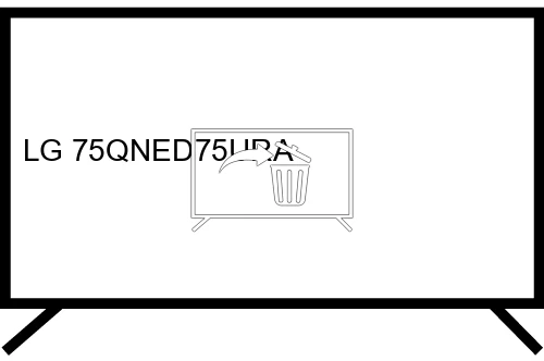Uninstall apps on LG 75QNED75URA