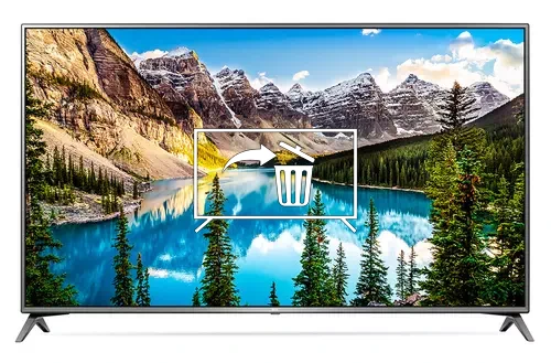 Uninstall apps on LG 75UJ651V