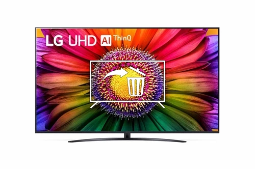 Desinstalar aplicaciones a LG 75UR81006LJ