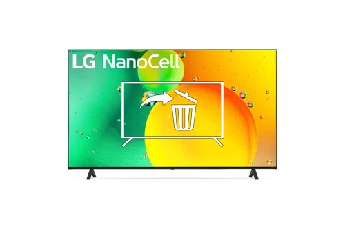 Desinstalar aplicaciones en LG 86NANO756QA