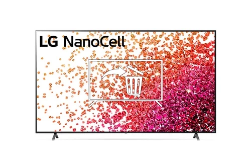 Desinstalar aplicaciones en LG 86NANO75UPA