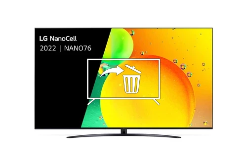 Desinstalar aplicaciones en LG 86NANO766QA