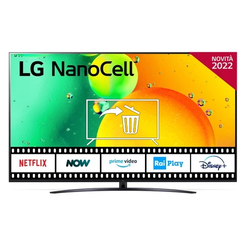 Desinstalar aplicaciones a LG 86NANO766QA.API