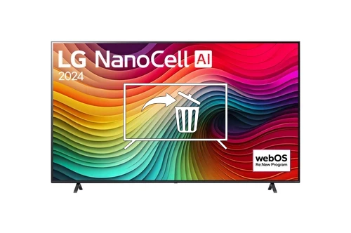 Uninstall apps on LG 86NANO81T3A