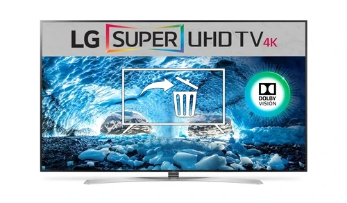 Désinstaller des applications sur LG 86UH955T