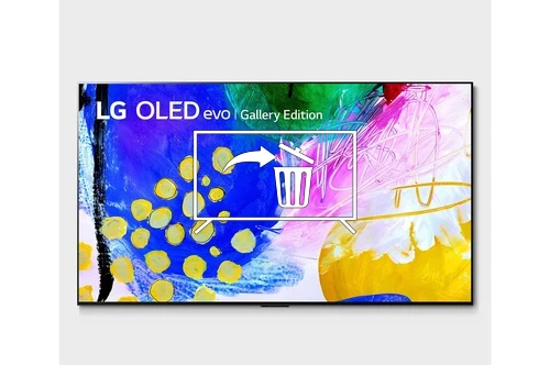 Uninstall apps on LG G2 77 inch evo Gallery Edition OLED TV