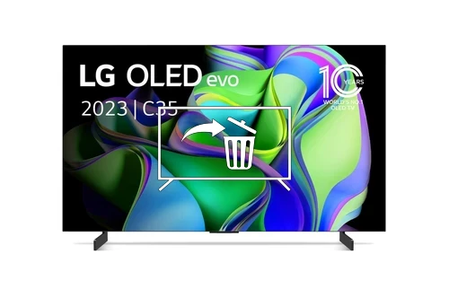 Uninstall apps on LG OLED42C35LA