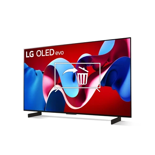 Uninstall apps on LG OLED42C44LA