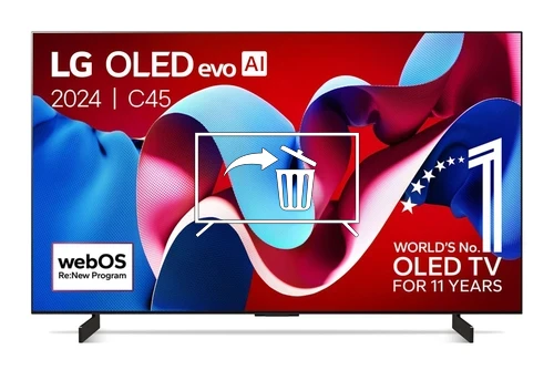 Désinstaller des applications sur LG OLED42C45LA