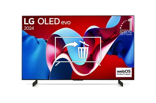 Desinstalar aplicaciones a LG OLED42C48LA