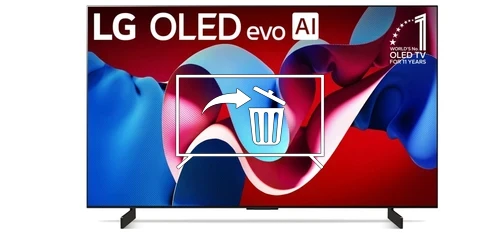 Desinstalar aplicaciones a LG OLED42C4PUA