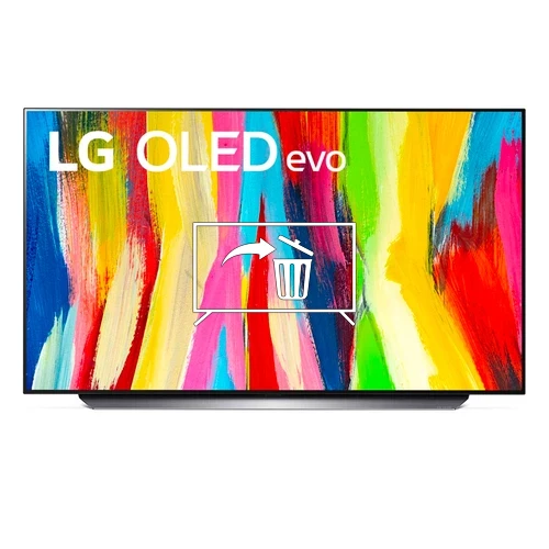 Uninstall apps on LG OLED48C24LA