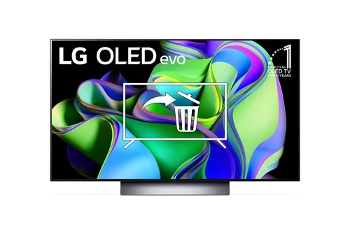 Desinstalar aplicaciones en LG OLED48C34LA.APD