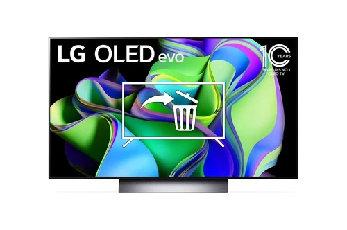 Uninstall apps on LG OLED48C36LA