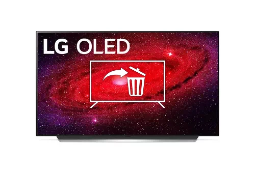 Uninstall apps on LG OLED48CX8LC