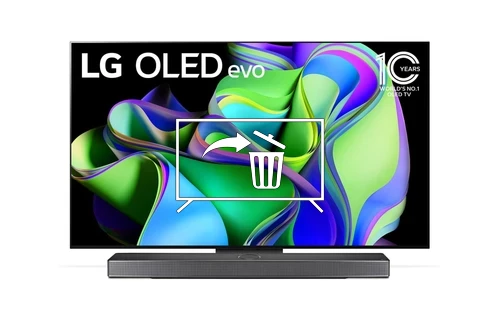 Uninstall apps on LG OLED55C32LA