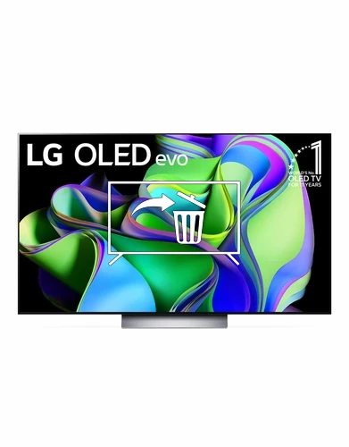 Uninstall apps on LG OLED55C34LA