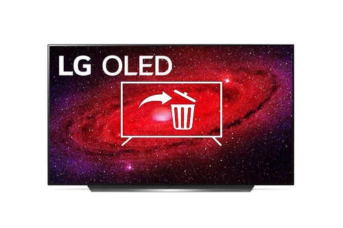 Desinstalar aplicaciones a LG OLED55CX