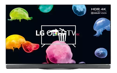 Uninstall apps on LG OLED55E6V