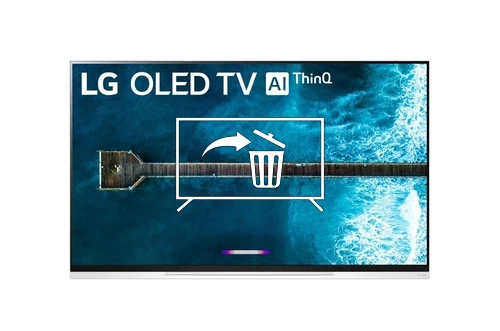 Desinstalar aplicaciones a LG OLED55E9PUA