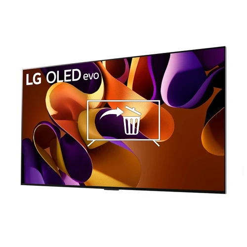 Uninstall apps on LG OLED55G45LW