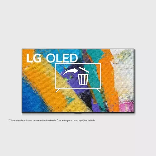 Desinstalar aplicaciones a LG OLED55GX6LA