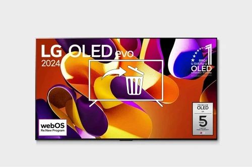 Uninstall apps on LG OLED65G42LW