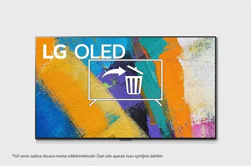 Uninstall apps on LG OLED65GX6LA