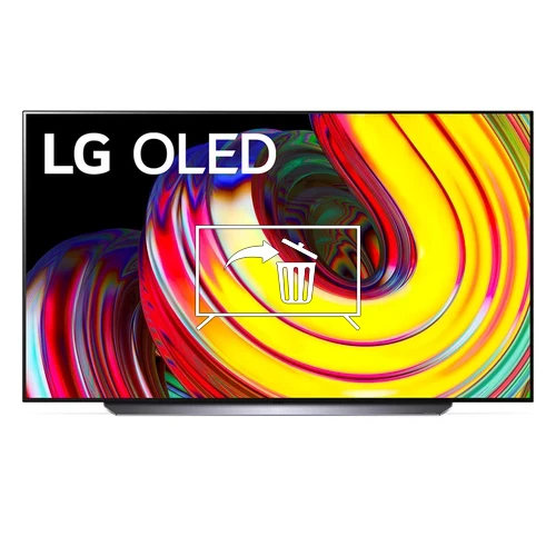 Uninstall apps on LG OLED77CS6LA