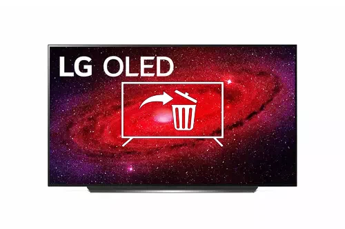 Désinstaller des applications sur LG OLED77CX6LA.AVS