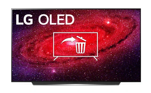 Uninstall apps on LG OLED77CXAUA