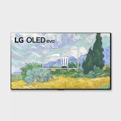 Uninstall apps on LG OLED77G16LA