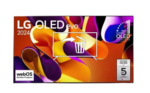 Desinstalar aplicaciones a LG OLED77G42LW