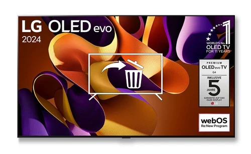 Uninstall apps on LG OLED77G48LW