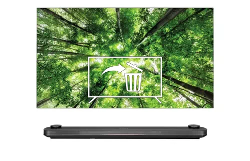 Uninstall apps on LG OLED77W8PLA