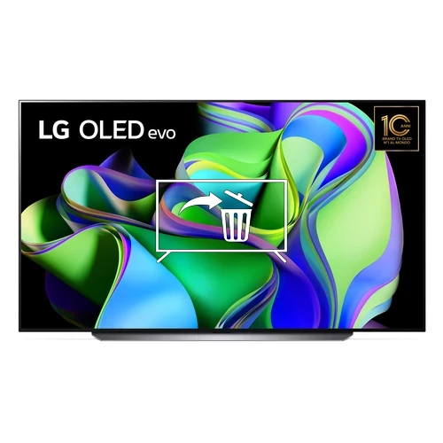 Désinstaller des applications sur LG OLED83C34LA.API