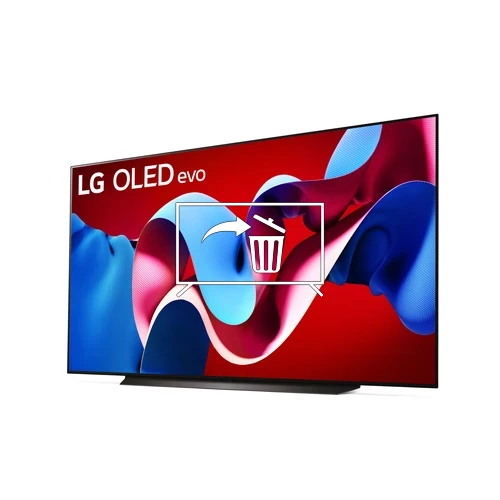 Désinstaller des applications sur LG OLED83C44LA