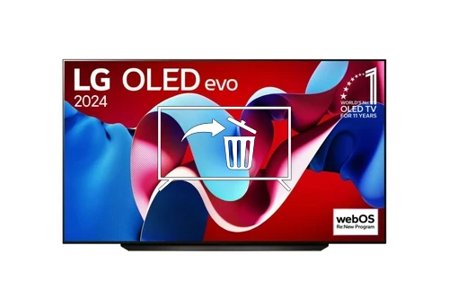 Désinstaller des applications sur LG OLED83C47LA